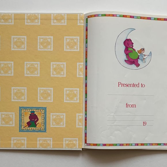 Vintage 1990s Barney Books: Just Imagine with Barney & Barney's Trick or Treat - Picture 3 of 16